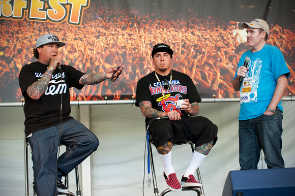 P.O.D. Interview @ Easterfest 2012
