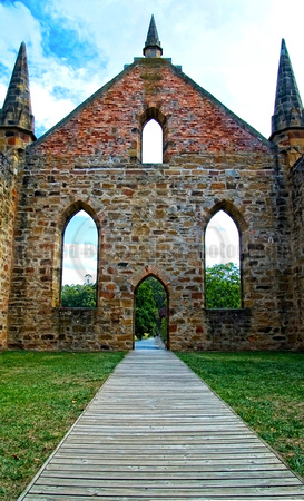 Church Ruins, Port ARthur, TAS